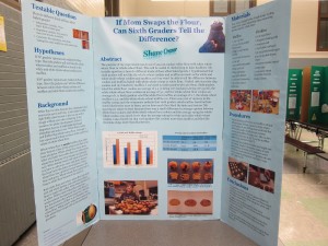 Shane's science fair project