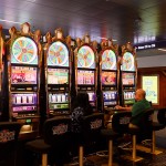 Slot machines at Las Vegas airport