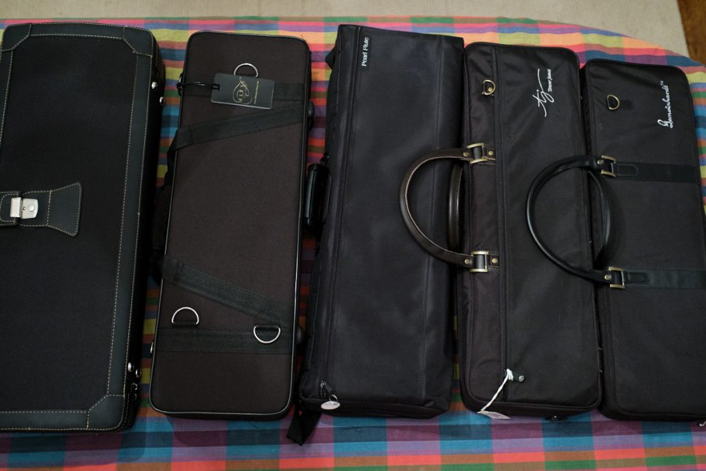 5 bass flute cases