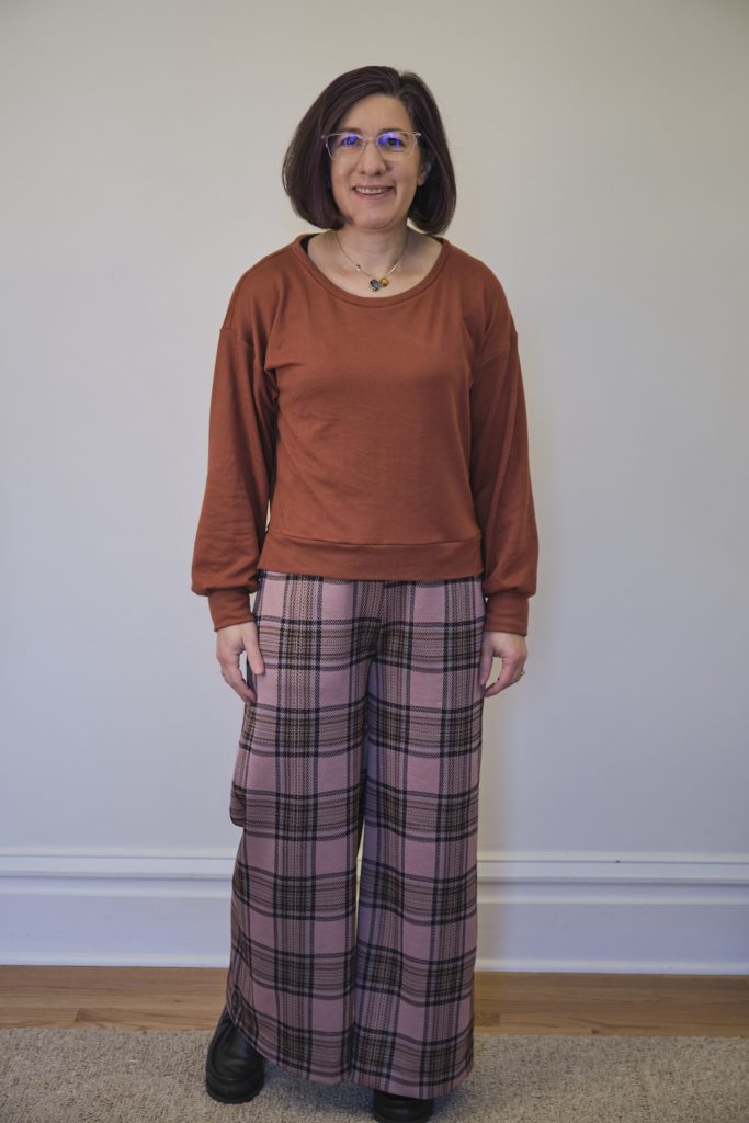 Women's plaid two-piece pants suit – Patis Project
